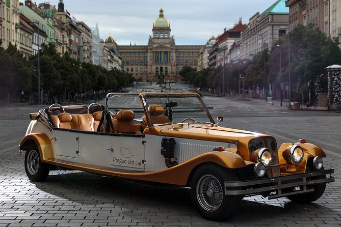 1 hour Old timer Convertible Prague Sightseeing Tour - Price and value: $193.57 per group, up to 5 people