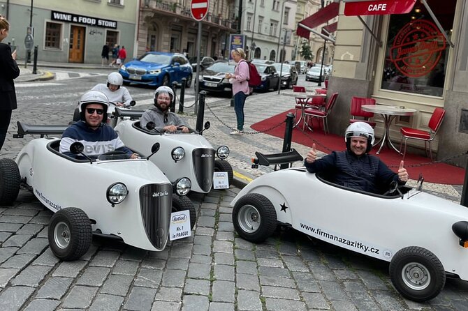 1-Hour Ride Across the Prague in Mini Hot Rod Car - The route you get in about an hour, and why it works