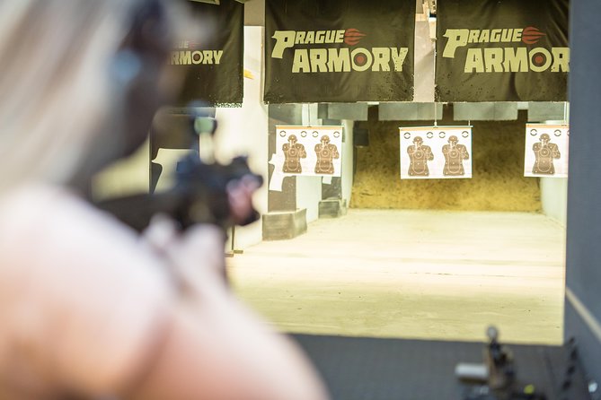 All Inclusive Shooting Packages | Transportation & Snack incl. - Stop 1 at Prague Armory: what the range visit feels like