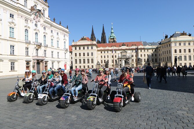 Amazing !!! Electric Trike Tour of Prague, live guide included - Entering Prague at trike speed, with a real guide steering the story