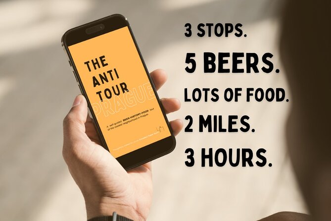 Anti Tour Prague - Self Guided Beer and Food Tour - Price and value: $17 per group up to 10
