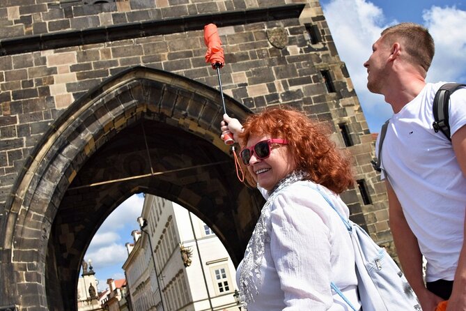 Best of Prague: Private City Walking Tour, Boat Cruise, and Typical Czech Lunch - Křižovnické náměstí: first Castle panorama, then you walk into the center