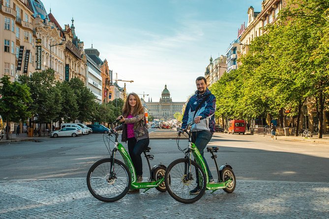 Best Prague Viewpoints: Guided E-Scooter Tour - Riding the Hugo e-scooters: fast city coverage without feeling rushed
