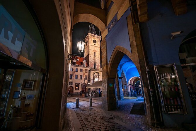 Best views of Prague by night - Vysehrad City Walls: the New Town view from above