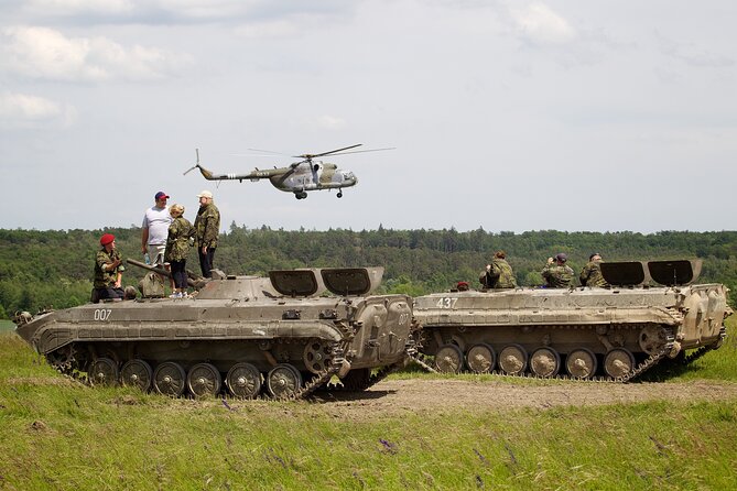BMP tank driving experience Prague - What the terrain feels like, and why weather changes everything