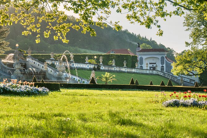 Cesky Krumlov Tour 4 hours - Český Krumlov Castle: courtyards, towers, moats, and garden views