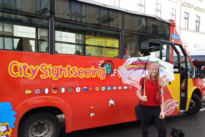 City Sightseeing Prague Hop-On Hop-Off Bus Tour & optional Boat Tour - Inside the bus: open-top comfort, audio, and Free WiFi