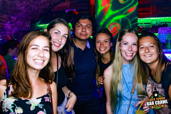 Clock Tower Bar Crawl ending at Prague's BIGGEST rooftop CLUB - Hangover House kickoff: 2 hours of open bar and games