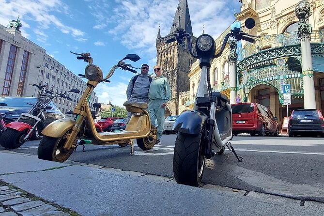 Create your own route on eScooter and enjoy Prague on wheels! - The Jewish Quarter Ride: Synagogues, Cemetery, and Market Views