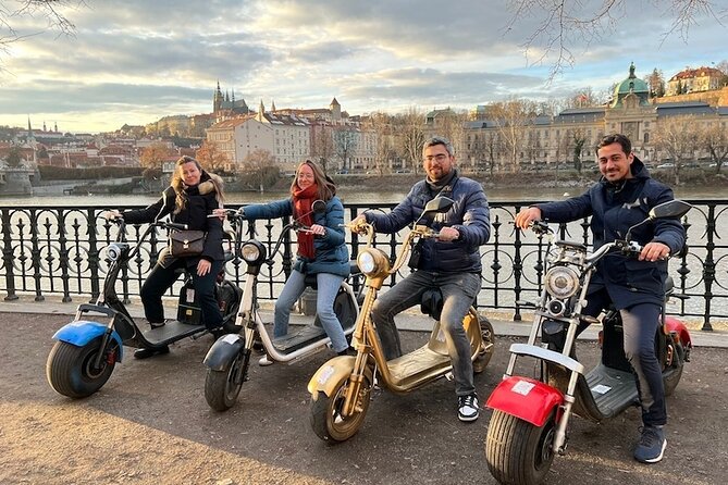 Create your own route on eScooter and enjoy Prague on wheels! - New Town to Republic Square: Velvet Revolution Spot and Powder Gate