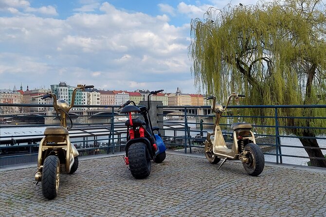 Create your own route on eScooter and enjoy Prague on wheels! - Kafka Museum Courtyard, Rudolfinum, and National Theatre