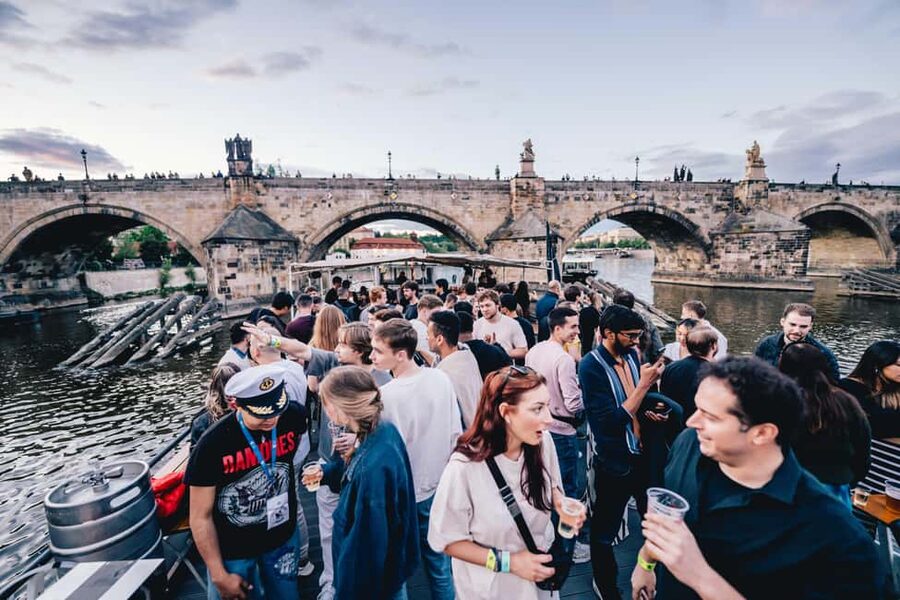 Drunken Monkey Prague Boat Party Open Bar to Duplex Club - After the boat: how the Duplex rooftop afterparty changes the whole experience