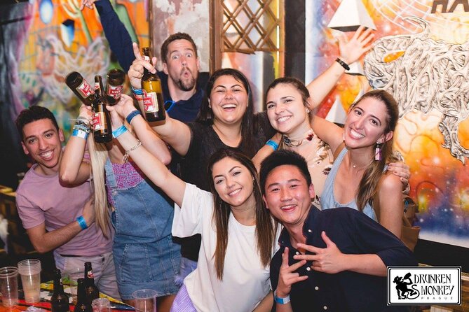Drunken Monkey Pub Crawl with Open Bar & Club Entry - A 6-hour Prague party format, not a slow cultural stroll