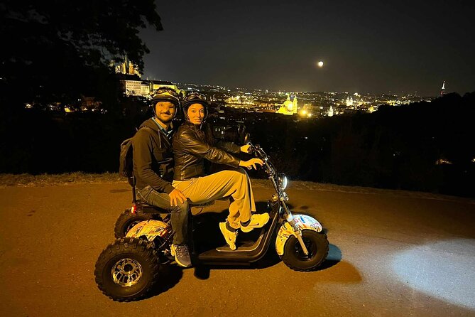 Electric Trike Night Tour in Prague - Live Guided - Wenceslas Square and the Powder Tower: a guided intro to central Prague