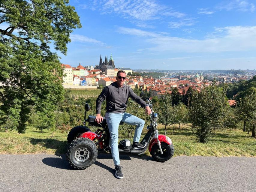 Electric Trike Sunset Prague Tour - Meeting at Štěpánská 55, Then a Real Training Start