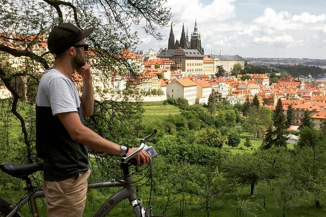 Exceptional Private Prague bike tour - Kampa Park giant babies, Lennon Wall color, and more street-level storytelling