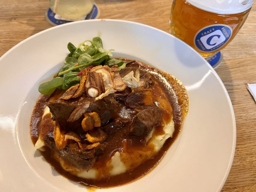 From Prague: Bohemian Glass Crystal Private Tour with Lunch - Cvikov brewery lunch with unlimited beer: the break that keeps the day fun