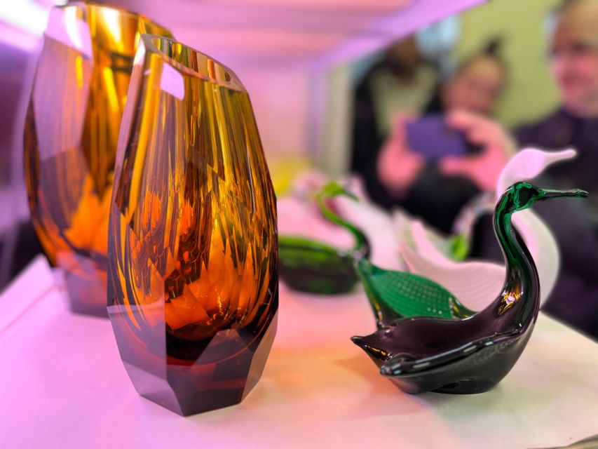 From Prague: Bohemian Glass Crystal Private Tour with Lunch - Filip Lukavec’s studio: grinding and cutting, plus why cold work matters