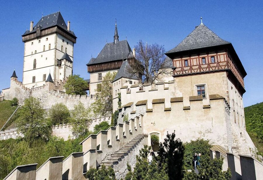 From Prague: Half-Day Karlstejn Castle Tour - Guided castle time: 14th-century interiors you can follow