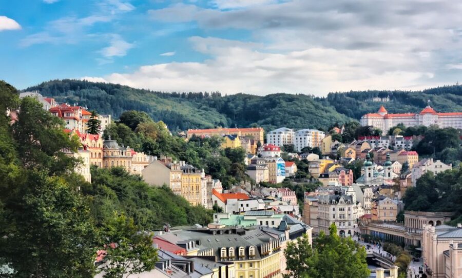 From Prague: Karlovy Vary Guided Day Trip - Mineral springs first: tasting water you can point to