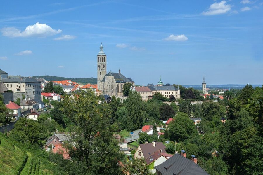 From Prague: Kutna Hora UNESCO Site Tour with Bone Chapel - Sankturin House and the oldest Cistercian monastery angle