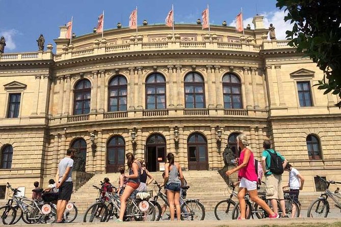 Full-Day All-in-One Bike Tour of Prague (private small group) - Prague Castle area: views, legends, and the main gate moment