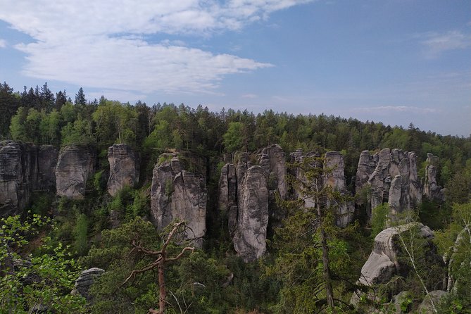 Full day trip to Bohemian Paradise UNESCO park - Prachov Rocks day start: meeting point, ride comfort, and timing