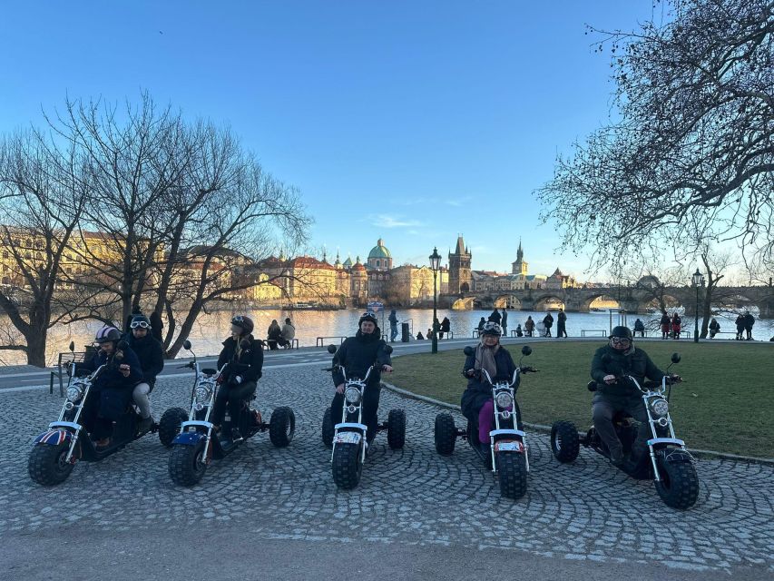 Grand City Tour on Electric Trike in Prague - Live Guided - Strahov Stadium to Petrin Hill Viewpoints: The City From Above