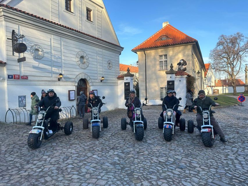 Grand City Tour on Electric Trike in Prague - Live Guided - Lennon Wall and Charles Bridge Views: Street Art and Photo Moments