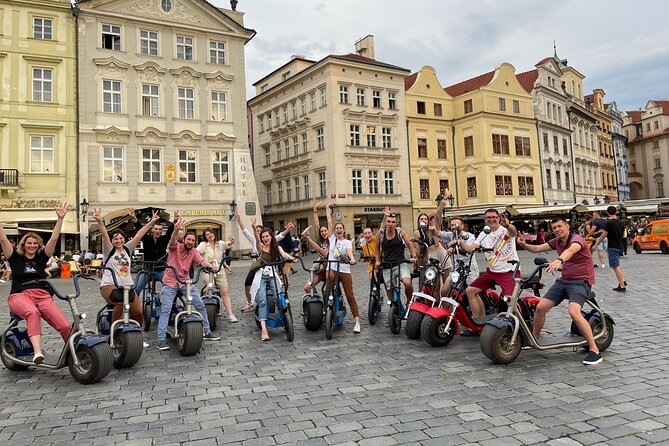 Guided sightseeing e-scooter tour of Prague: 2 hours - How the 2-hour e-scooter format works in Prague
