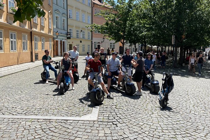 Guided sightseeing e-scooter tour of Prague: 2 hours - Old New Synagogue, plus a quick look at Prague’s layered past