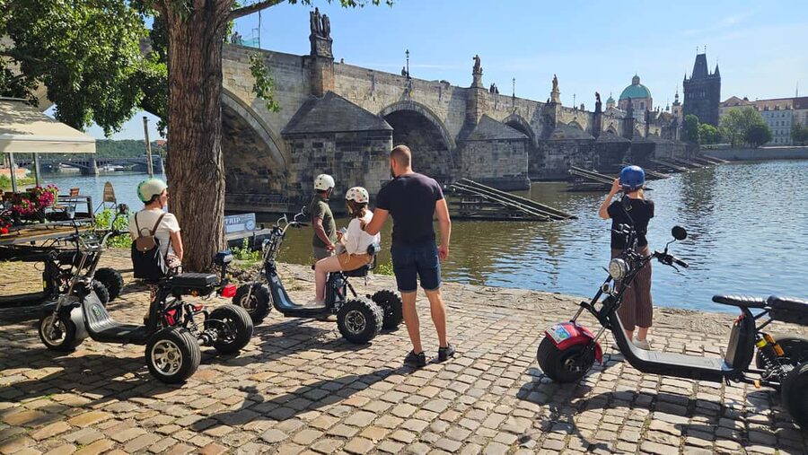 Heart of Prague tour on Tricycle electric scooter - Why an Electric Trike Works So Well in Central Prague