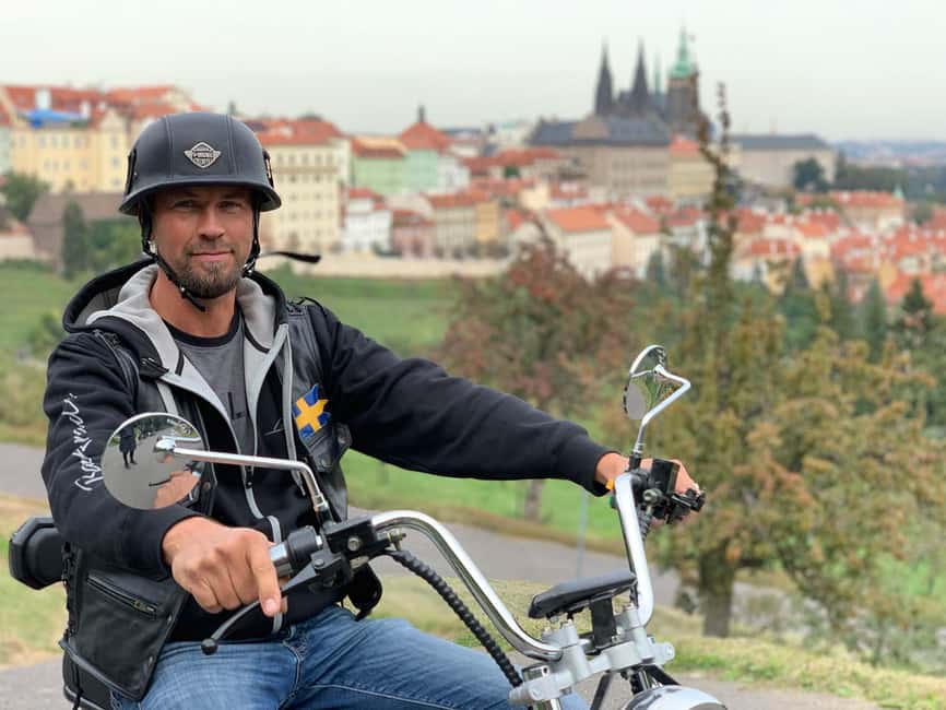 Heart of Prague tour on Tricycle electric scooter - John Lennon Wall Stop, Kampa Island, and Prague’s Most Photo-Friendly Moments