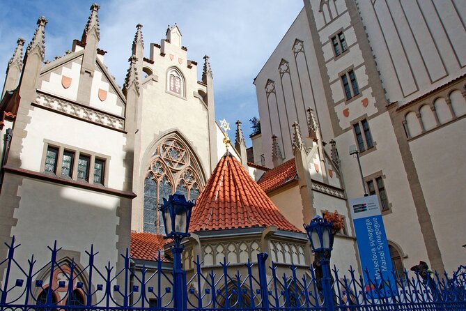 Jewish History and Old Town Walking Tour of Prague - Jewish Town Hall and the Old New Synagogue area, legends plus real geography
