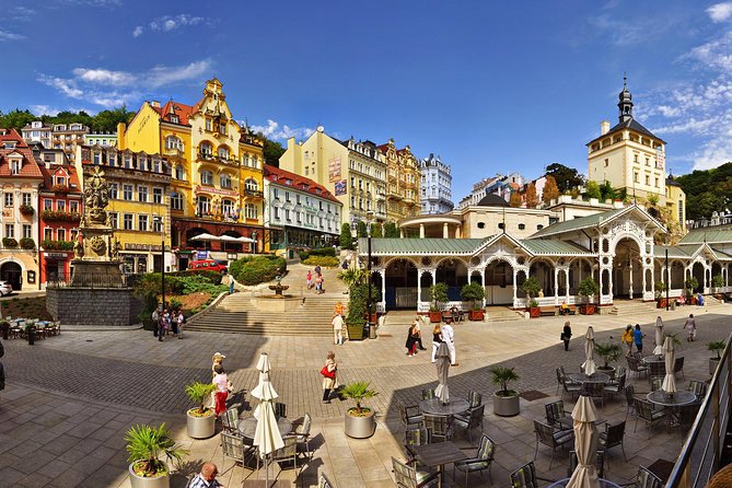 Karlovy Vary including Watchtower and Funicular from Prague - Stop in Karlovy Vary Town Center: Spa Streets, Grand Hotels, and Real Free Time
