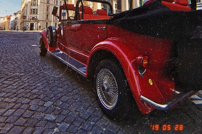 Karlstejn Castle in Vintage Convertible Car - Weather and Day Planning: How to Think About the “Good Weather” Requirement