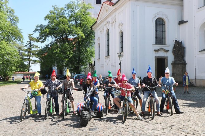 Live-Guided 180 min Glorious e-Scooter and eBike tour - Metronome and the Stalin-era story that Prague can’t hide