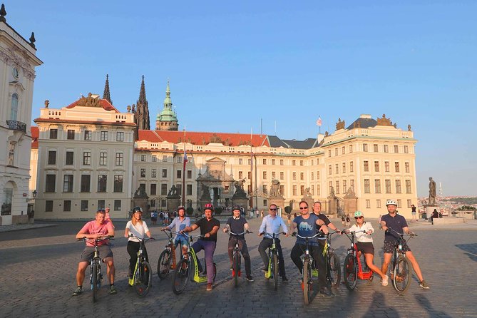 Live-Guided 180 min Glorious e-Scooter and eBike tour - Prague Castle: the longest break and the big visual payoff