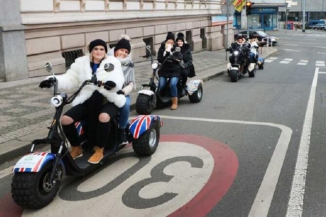 Live-Guided ️Trike-Harley️ Viewpoints tour of Prague - Franz Kafka Museum garden and small but memorable stops