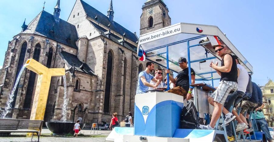 Pilsen: 1.5-Hour Beer Bike with Unlimited Beer - DEPO2015: where the beer bike party starts (and why the prep matters)
