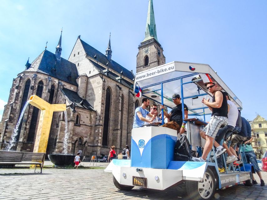 Pilsen: 1.5-Hour Beer Bike with Unlimited Beer - Your playlist controls the vibe (and the sound system keeps it sane)