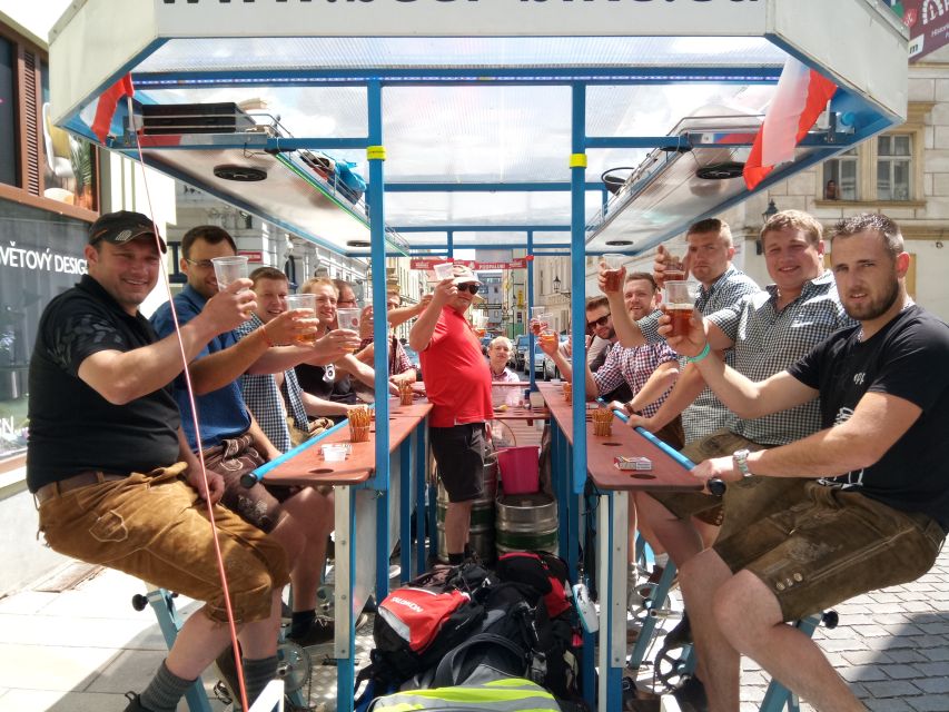 Pilsen: 1.5-Hour Beer Bike with Unlimited Beer - The 1.5-hour ride: pedal, party lights, and a city route that feels relaxed