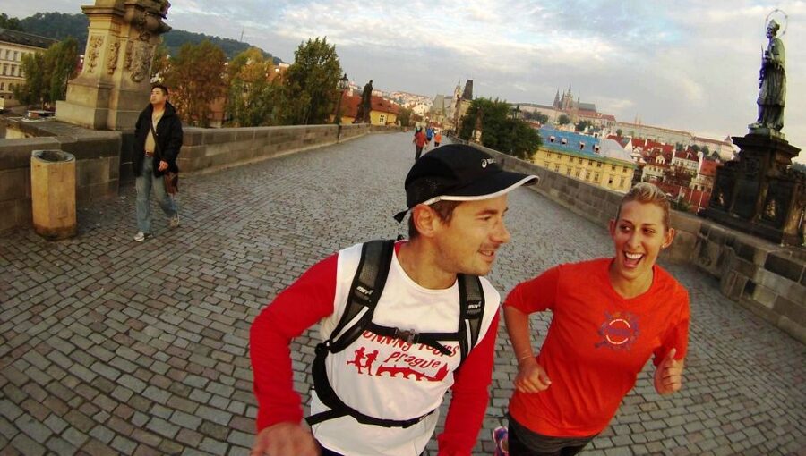 Prague 1.5-Hour Compact City Center Running Tour - Strahov Monastery to the Lesser Quarter, where the streets tighten