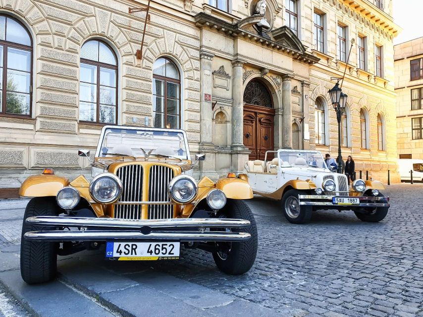 Prague: 1-Hour Vintage Car Tour - Rudolfinum and the river vibe: culture by the water