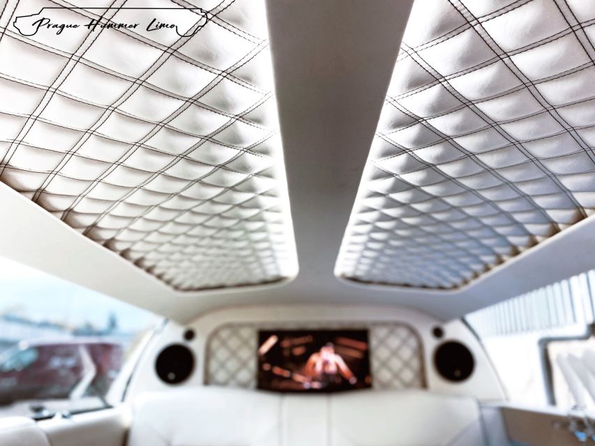 Prague: 1-Hour Vintage Limousine Rental - Champagne, Iceboxes, and That Cabin Lighting Effect