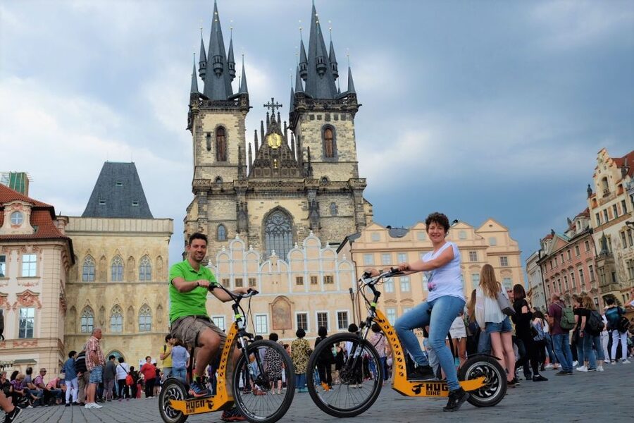 Prague: 2-Hour Old District & Riverside E-Scooter Tour - Key highlights at a glance