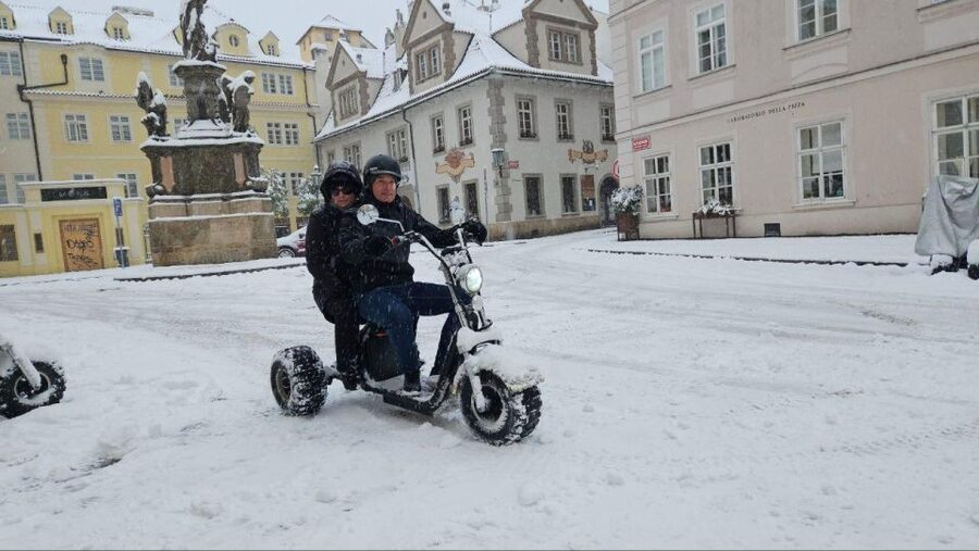 Prague: 2-Hour Trike Live Guided Tour of Old Town - Weather Reality Check: Winter Tires, Ponchos, and When Things Change