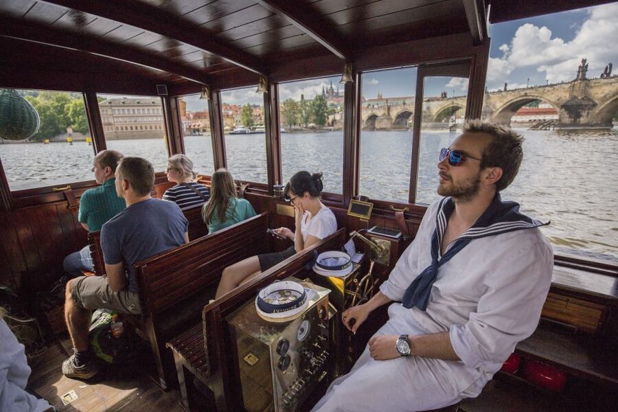 Prague: 3–Hour Castle Grounds Walking Tour and River Cruise - River Vltava cruise plus Devil’s Stream, the most relaxing segment