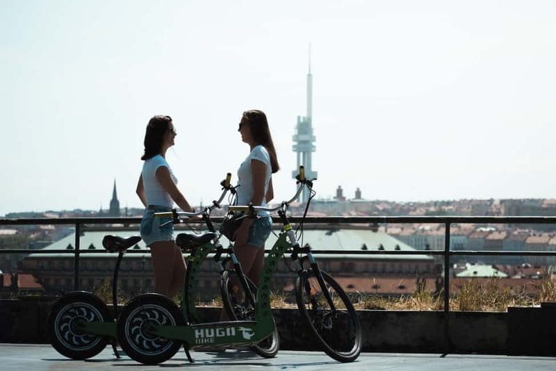 Prague: 3-Hour E-Scooter Tour in German - John Lennon Wall, Wenceslas Square, and theatre façades in motion