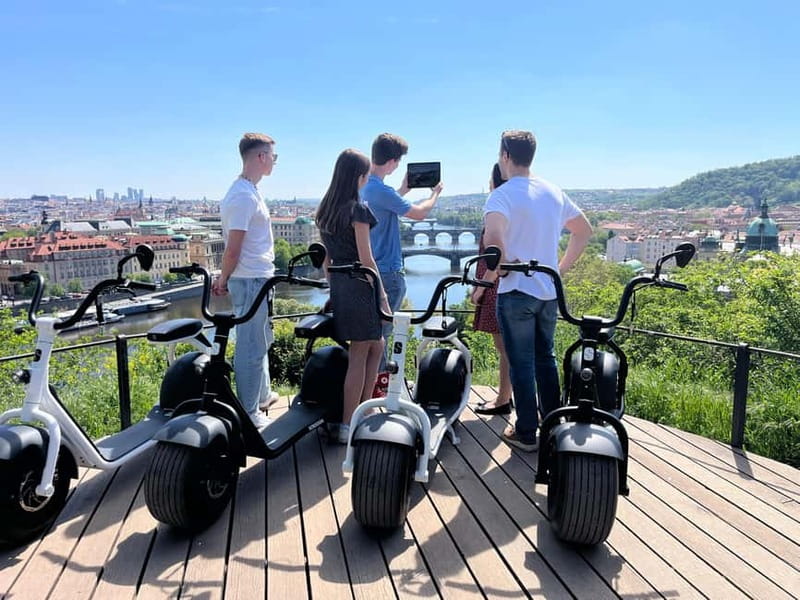 Prague: 3-Hour Fat Tire E-Scooter Tour - The 3-hour route: Letná views to Charles Bridge, with smart picture breaks
